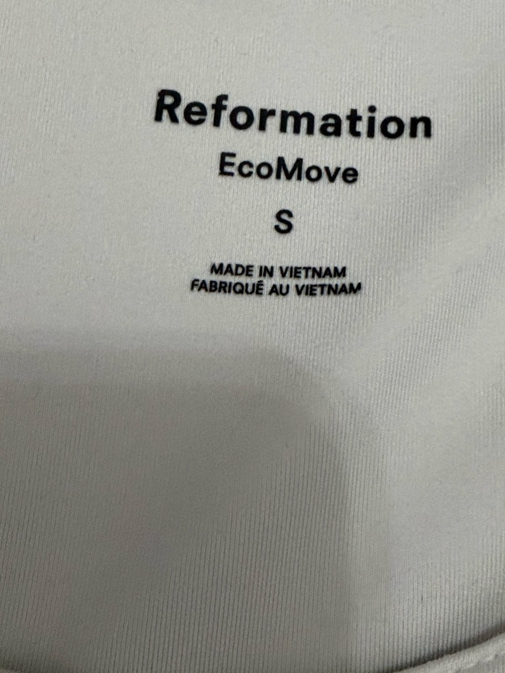 Reformation Whitney Ecomove Tank Cream Size Small - Picture 5 of 7